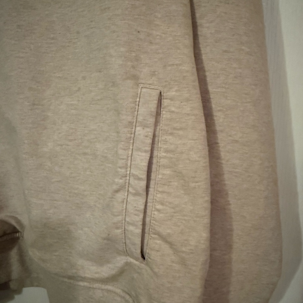 Patagonia Light Tan Oatmeal Natural Quarter-Zip Sweatshirt Pullover - Picture 6 of 6